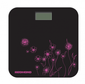 Напольные весы REDMOND RS-715 (черный с розовым рисунком)